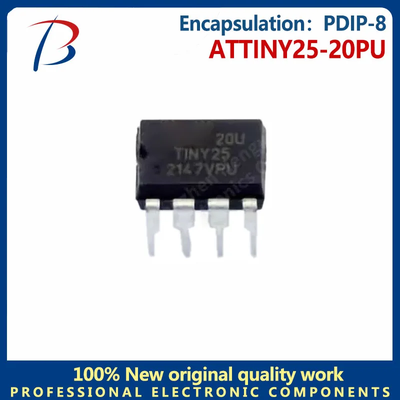 10 шт. микроконтроллеров ATTINY25-20PU в корпусе PDIP-8
10 шт. микроконтроллеров ATTINY25-20PU в корпусе PDIP-8
