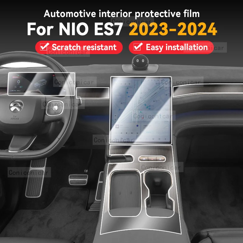 For NIO ES7 2023 2024 Car Panel Film Dashboard Protective Sticker Interior Anti-Scratch Film Accessories
For NIO ES7 2023 2024 Car Panel Film Dashboard Protective Sticker Interior Anti-Scratch Film Accessories