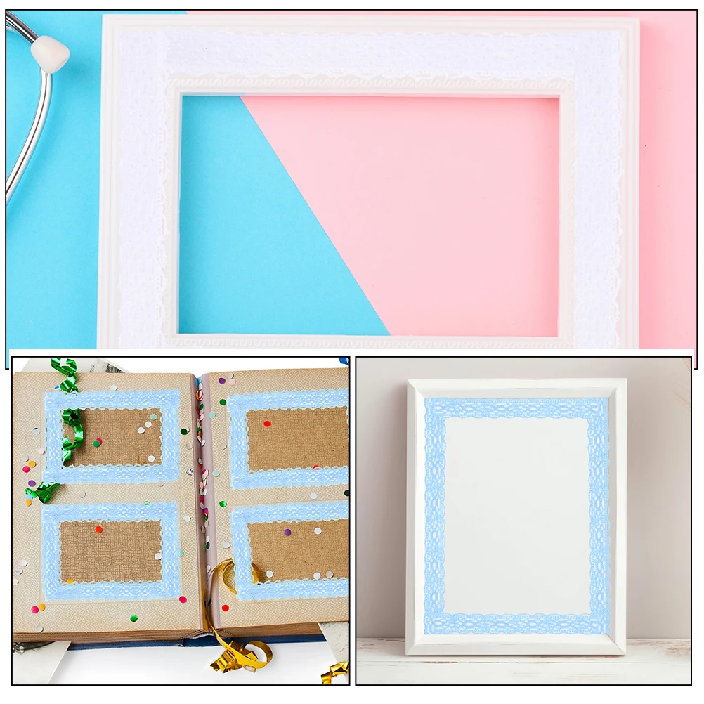 3pcs Handmade Photo Frame Accessories Fabric Lace Tape Self Adhesive Decorative Scrapbook Tapes Craft DIY Lace Stickers Gift 
3pcs Handmade Photo Frame Accessories Fabric Lace Tape Self Adhesive Decorative Scrapbook Tapes Craft DIY Lace Stickers Gift