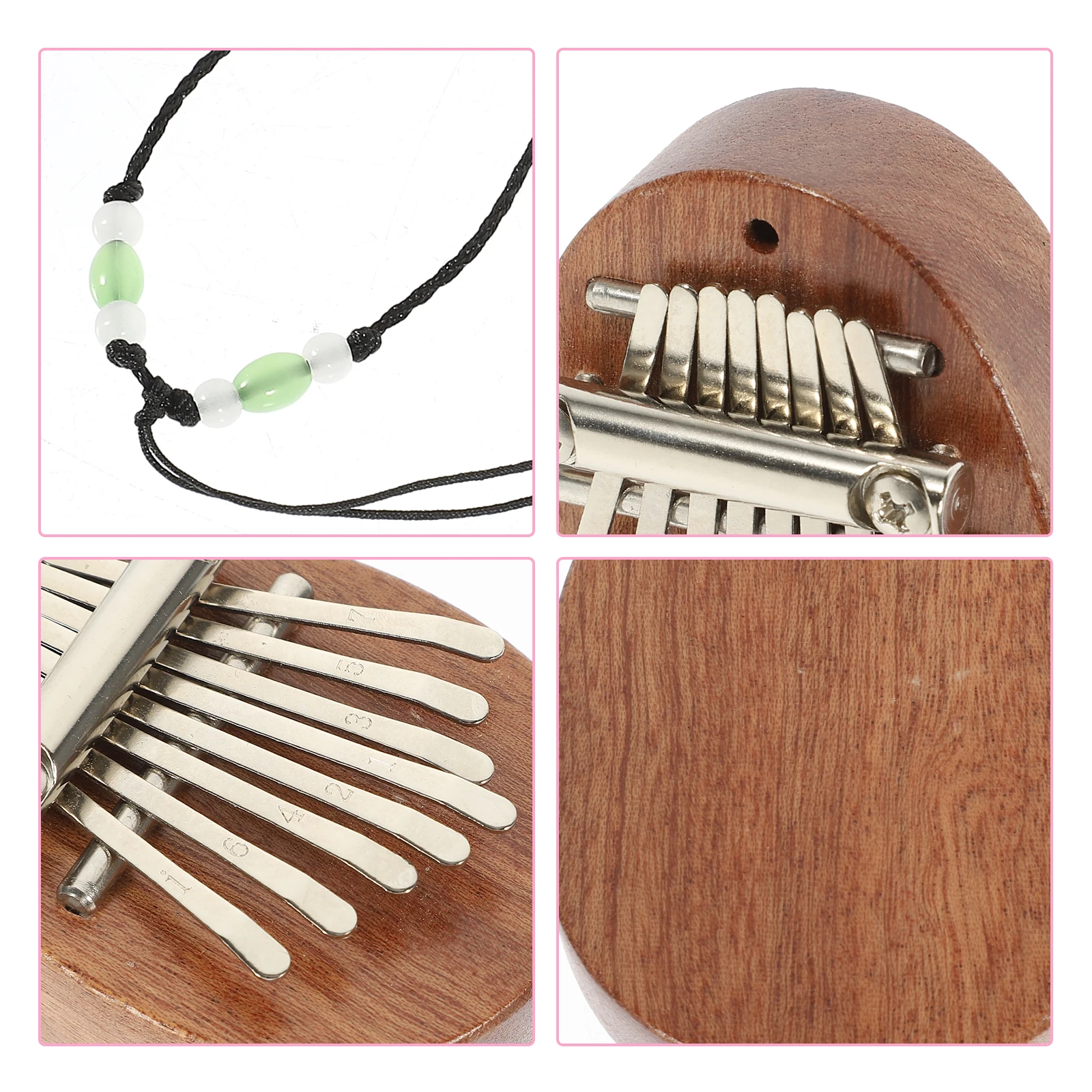 1 set 8 Keys Mini Size Clear Sound Wood Instrument for Kids Finger Piano Adults Keys Kalimba Pendant Kalimba
1 set 8 Keys Mini Size Clear Sound Wood Instrument for Kids Finger Piano Adults Keys Kalimba Pendant Kalimba