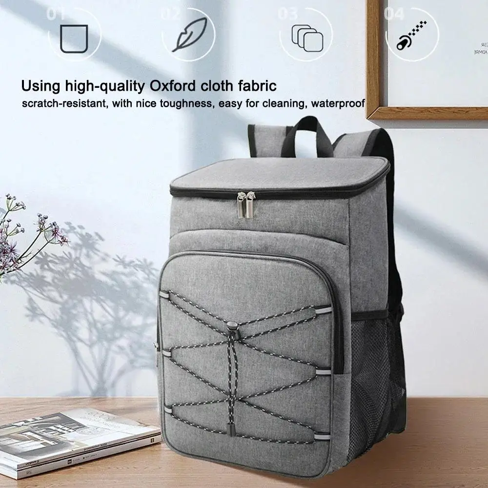 Outdoor Camping Backpack Large Capacity Waterproof Oxford Polyester Hiking Picnic Bag Insulated Thermal Pack Lunch Backpack
Outdoor Camping Backpack Large Capacity Waterproof Oxford Polyester Hiking Picnic Bag Insulated Thermal Pack Lunch Backpack