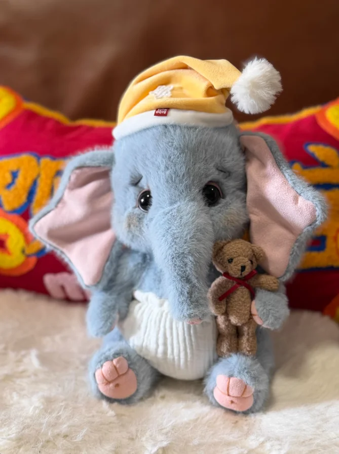 BoboNuts Plush Elephant Stuffed Animal Cute Soft Soothing Sleep Aid Toy Gift Box For Toddlers Kids Bedtime Birthday Present
BoboNuts Plush Elephant Stuffed Animal Cute Soft Soothing Sleep Aid Toy Gift Box For Toddlers Kids Bedtime Birthday Present