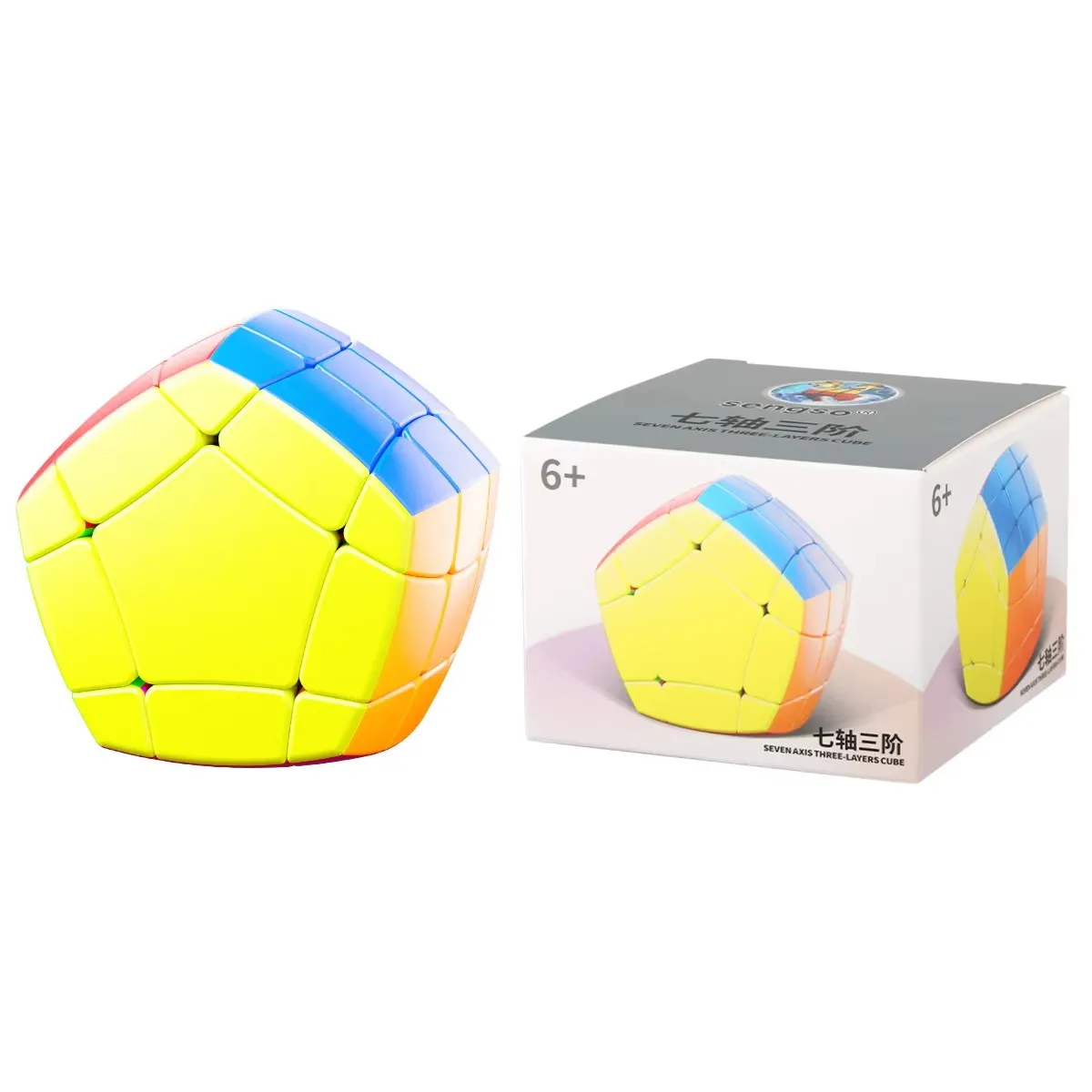 Shengshou Seven Axis Three-Layers Cube Strange-Shape Magic Speed Cube Stickerless Professional Cubo Magico Puzzle Toys
Shengshou Seven Axis Three-Layers Cube Strange-Shape Magic Speed Cube Stickerless Professional Cubo Magico Puzzle Toys