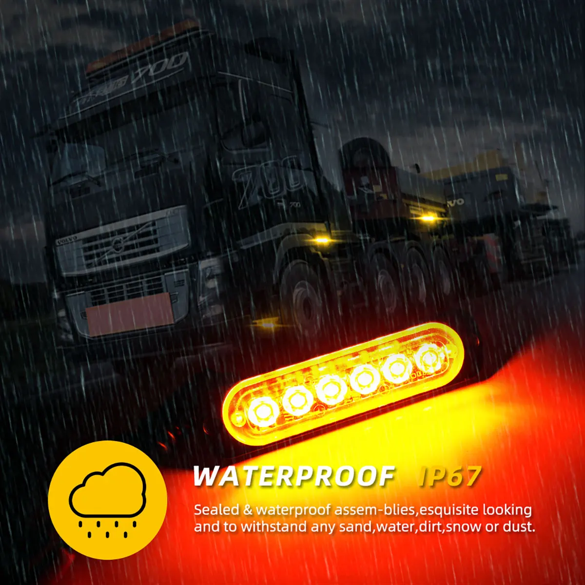 1PC 6Led Strobe Warning Light Strobe Grille Flashing Light 12V-24V Truck Car Accessories headlight bulb Warning Emergency Light
1PC 6Led Strobe Warning Light Strobe Grille Flashing Light 12V-24V Truck Car Accessories headlight bulb Warning Emergency Light