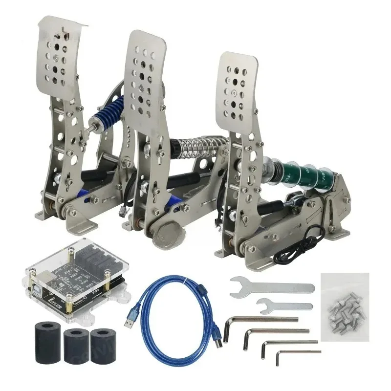 200KG Speed Game Accelerator Clutch Hydraulic Pedal Racing Simulator Pedal Device PC Direct Drive
200KG Speed Game Accelerator Clutch Hydraulic Pedal Racing Simulator Pedal Device PC Direct Drive