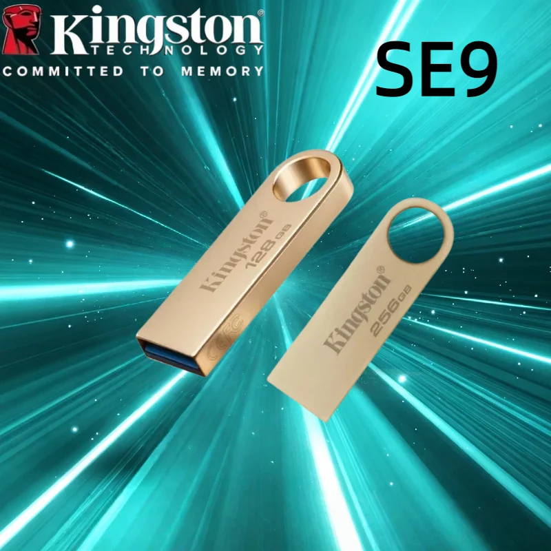 Kingston Mini Gold Metal U Disk DataTraveler SE9 USB3.2 Gen1 Flash Memory Stick 64GB 128GB 256GB 512GB 220MB/s
Kingston Mini Gold Metal U Disk DataTraveler SE9 USB3.2 Gen1 Flash Memory Stick 64GB 128GB 256GB 512GB 220MB/s
