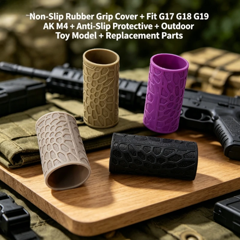 Anti-Slip Rubber Grip Cover for G17 G18 G19 AK M4 Non-Slip Protective Outdoor Toy Model Replacement Part
Anti-Slip Rubber Grip Cover for G17 G18 G19 AK M4 Non-Slip Protective Outdoor Toy Model Replacement Part