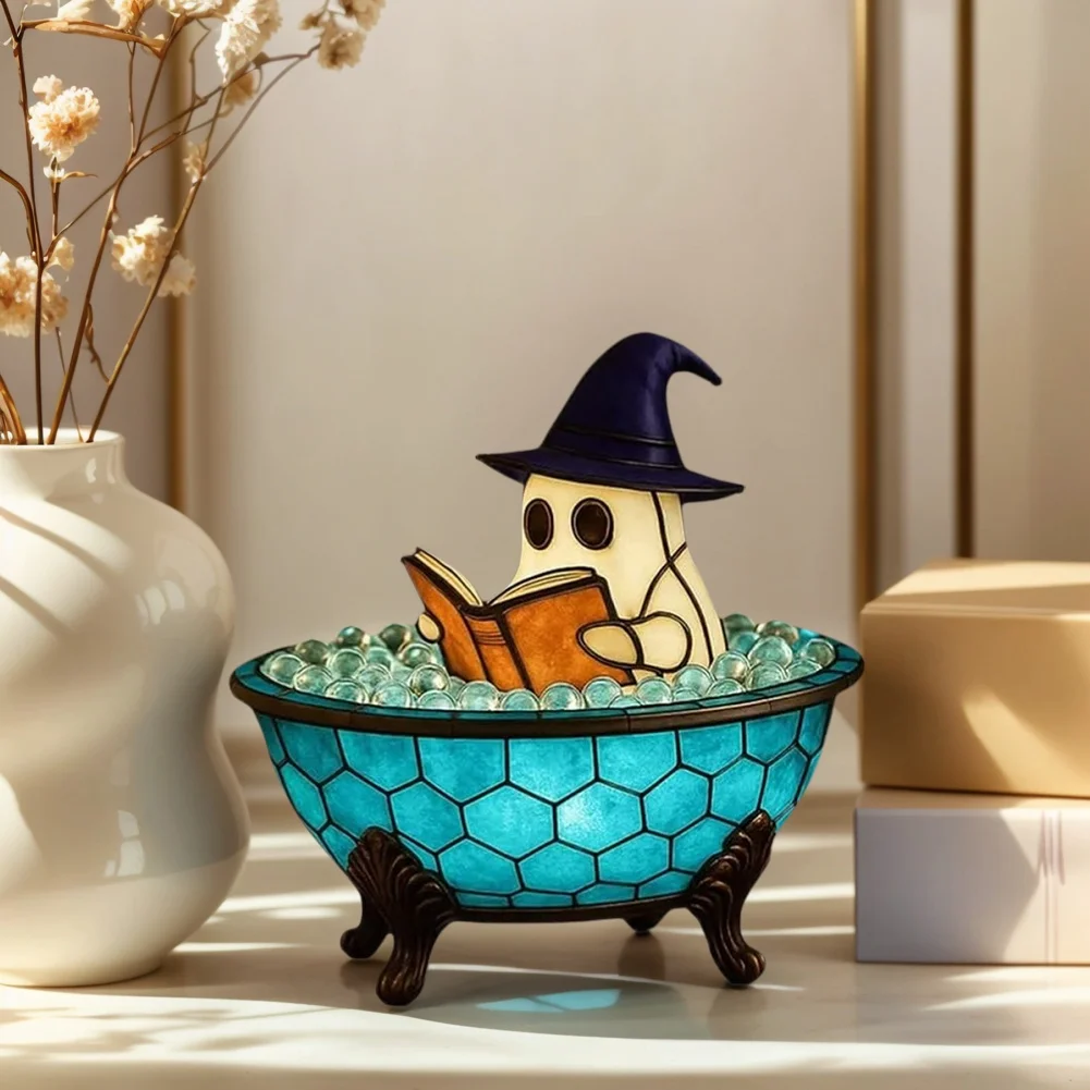 LED Cute Ghost Lamp Battery Powered Ghost-Themed Mood Light Multi-Purpose Ghost Bathtub Accent Lamp for Home Bathroom Decor
LED Cute Ghost Lamp Battery Powered Ghost-Themed Mood Light Multi-Purpose Ghost Bathtub Accent Lamp for Home Bathroom Decor