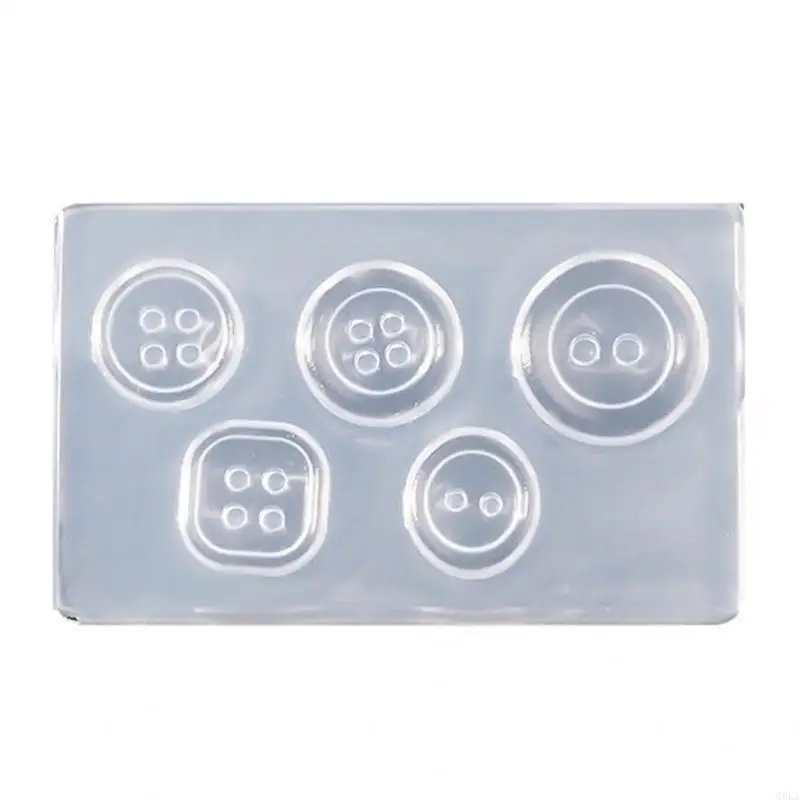 Q0KA Crystal Epoxy Resin Mold Button Buckle Casting Silicone Mould DIY Crafts Plaster Clay Casting Tool
Q0KA Crystal Epoxy Resin Mold Button Buckle Casting Silicone Mould DIY Crafts Plaster Clay Casting Tool
