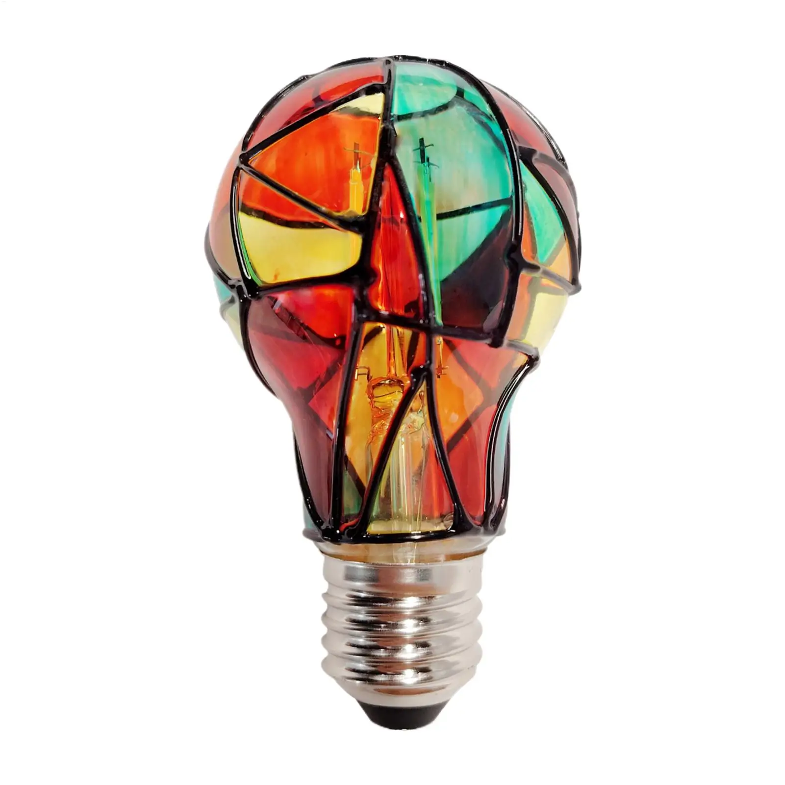 LED Stained Light Bulb 4W E27 Colored LED Light Stained Glass Christmas Decoration Painted Colorful Bulb Festive Decoration
LED Stained Light Bulb 4W E27 Colored LED Light Stained Glass Christmas Decoration Painted Colorful Bulb Festive Decoration