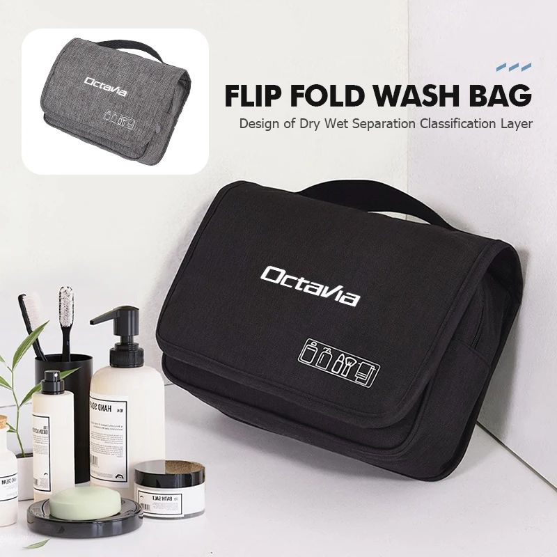 For Skoda Travel Flip Fold Wash Bag Multiple Pockets Cosmetic Storage Bag Roomster Citigo Enyaq VisionS Yeti Scala octavia
For Skoda Travel Flip Fold Wash Bag Multiple Pockets Cosmetic Storage Bag Roomster Citigo Enyaq VisionS Yeti Scala octavia