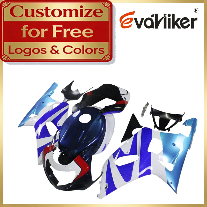 ABS Fairing Motorcycle For Suzuki GSXR600 2001 2002 2003 blue GSXR750 2001 2002 2003 Injection Molded Fairing Kit Custom Colors
ABS Fairing Motorcycle For Suzuki GSXR600 2001 2002 2003 blue GSXR750 2001 2002 2003 Injection Molded Fairing Kit Custom Colors