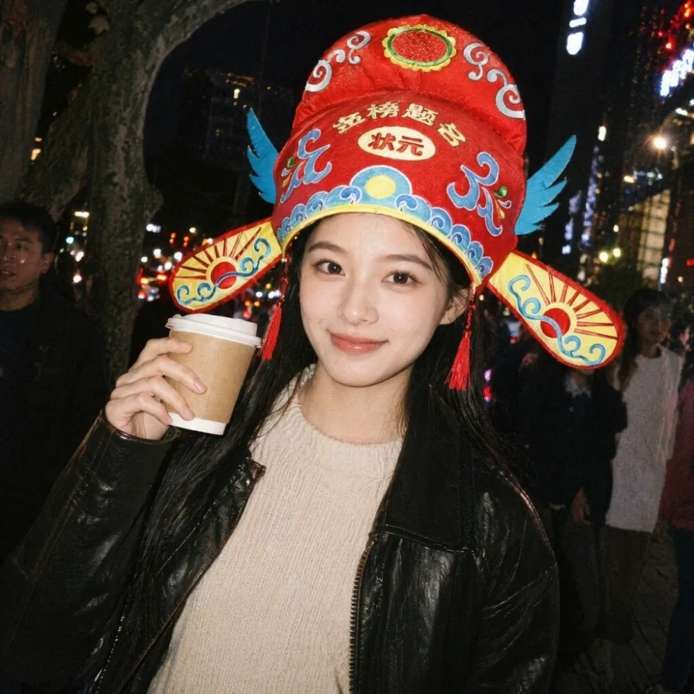 New Ancient Zhuang Yuan Hat Tassel Funny Scorer Hat Adjustable Costume Accessory Photo Prop Headgear Event
New Ancient Zhuang Yuan Hat Tassel Funny Scorer Hat Adjustable Costume Accessory Photo Prop Headgear Event