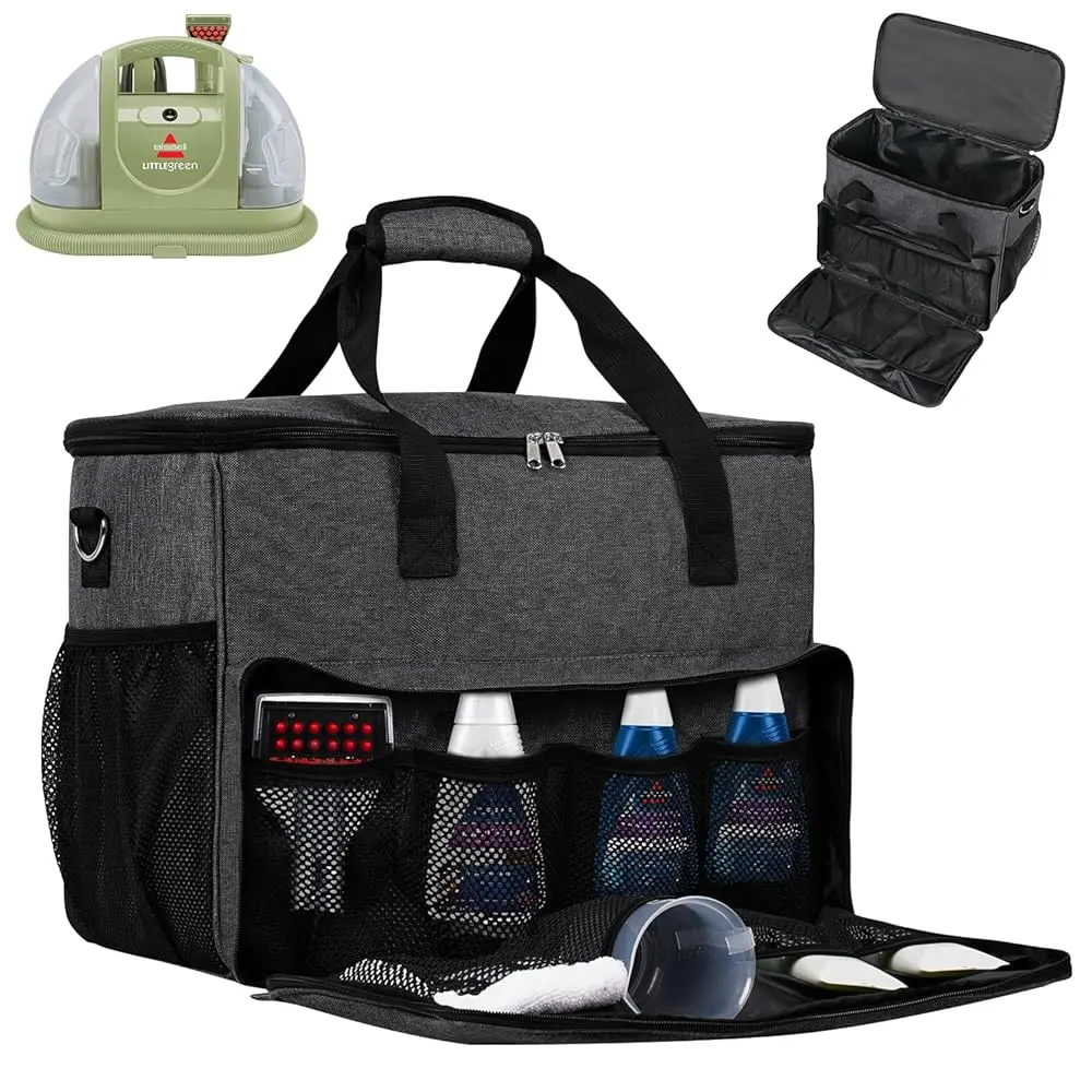 Storage Bag Compatible With Green Hine Upholstery Cleaner 1400B/3353/74R7, Carrying Bag For Carpet Cleaner, Little Green Hine
Storage Bag Compatible With Green Hine Upholstery Cleaner 1400B/3353/74R7, Carrying Bag For Carpet Cleaner, Little Green Hine