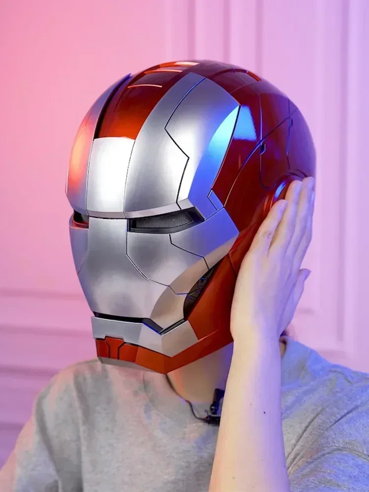 Marvel Iron Man Autoking 1/1 Mk5 Helmet Remote And Voice Control Iron Man Automatic Helmet Mask With Led Light Figure For Boys
Marvel Iron Man Autoking 1/1 Mk5 Helmet Remote And Voice Control Iron Man Automatic Helmet Mask With Led Light Figure For Boys