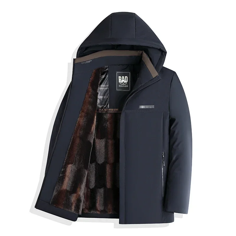 Men Winter New Warm Thick Fleece Parkas Men Waterproof Hooded Collar Parka Jacket Coat Men Autumn Fashion Casual Parkas
Men Winter New Warm Thick Fleece Parkas Men Waterproof Hooded Collar Parka Jacket Coat Men Autumn Fashion Casual Parkas