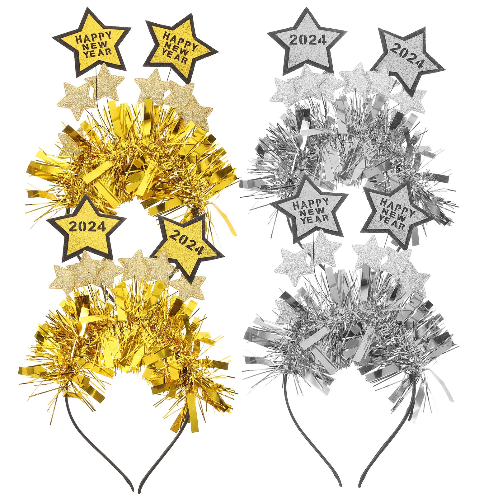 4pcs New Year Headb Hairb 2024 Happy New Year Silver Gold Halloween Party Adults Carnival Photo Prop Accessories
4pcs New Year Headb Hairb 2024 Happy New Year Silver Gold Halloween Party Adults Carnival Photo Prop Accessories