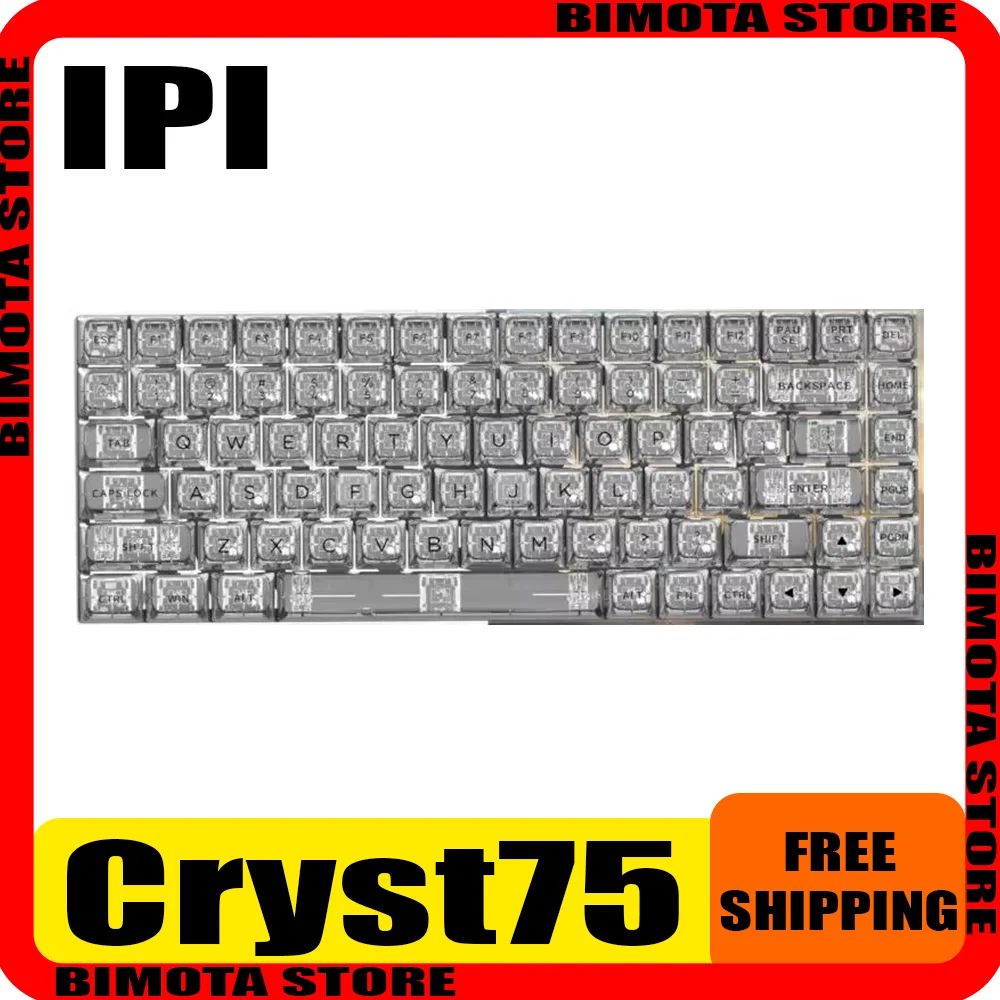 Механическая клавиатура IPI Cryst75, полностью настольная, аксессуары для ПК, прозрачная сменная игровая клавиатура с прозрачной цепью
Механическая клавиатура IPI Cryst75, полностью настольная, аксессуары для ПК, прозрачная сменная игровая клавиатура с прозрачной цепью