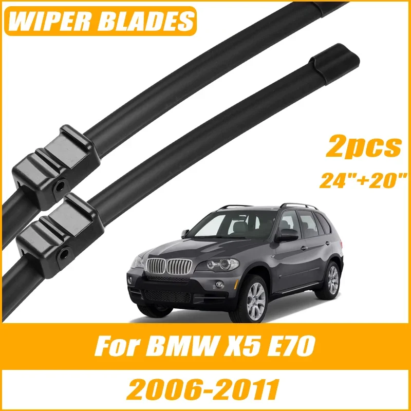 2pcs Wiper Front Wiper Blades For BMW X5 E70 2006-2011 Windshield Windscreen Clean Window Car Rain Brushes 24"+20"
2pcs Wiper Front Wiper Blades For BMW X5 E70 2006-2011 Windshield Windscreen Clean Window Car Rain Brushes 24"+20"