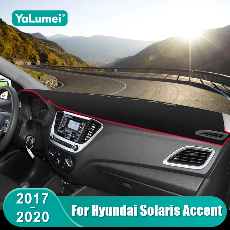 For Hyundai Solaris Accent HC 2017 2018 2019 2020 Car Dashboard Sun Shade Cover Instrument Desk Non-slip Mat Accessories
For Hyundai Solaris Accent HC 2017 2018 2019 2020 Car Dashboard Sun Shade Cover Instrument Desk Non-slip Mat Accessories
