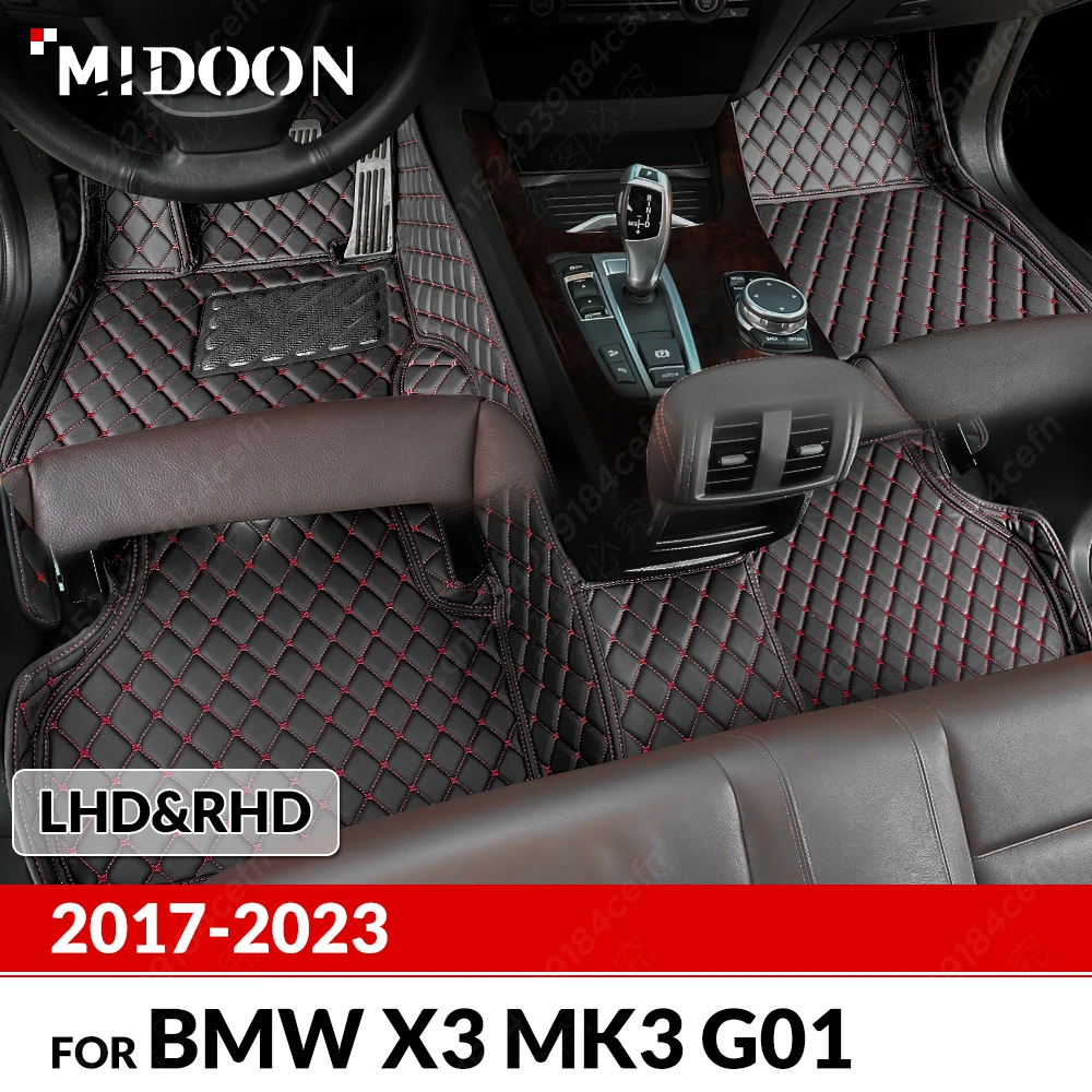 Автомобильные коврики для BMW X3 MK3 G01 2017 2018 2019 2020 2021 2022 2023 пользовательские подушечки для ног ковер чехол аксессуары для интерьера
Автомобильные коврики для BMW X3 MK3 G01 2017 2018 2019 2020 2021 2022 2023 пользовательские подушечки для ног ковер чехол аксессуары для интерьера
