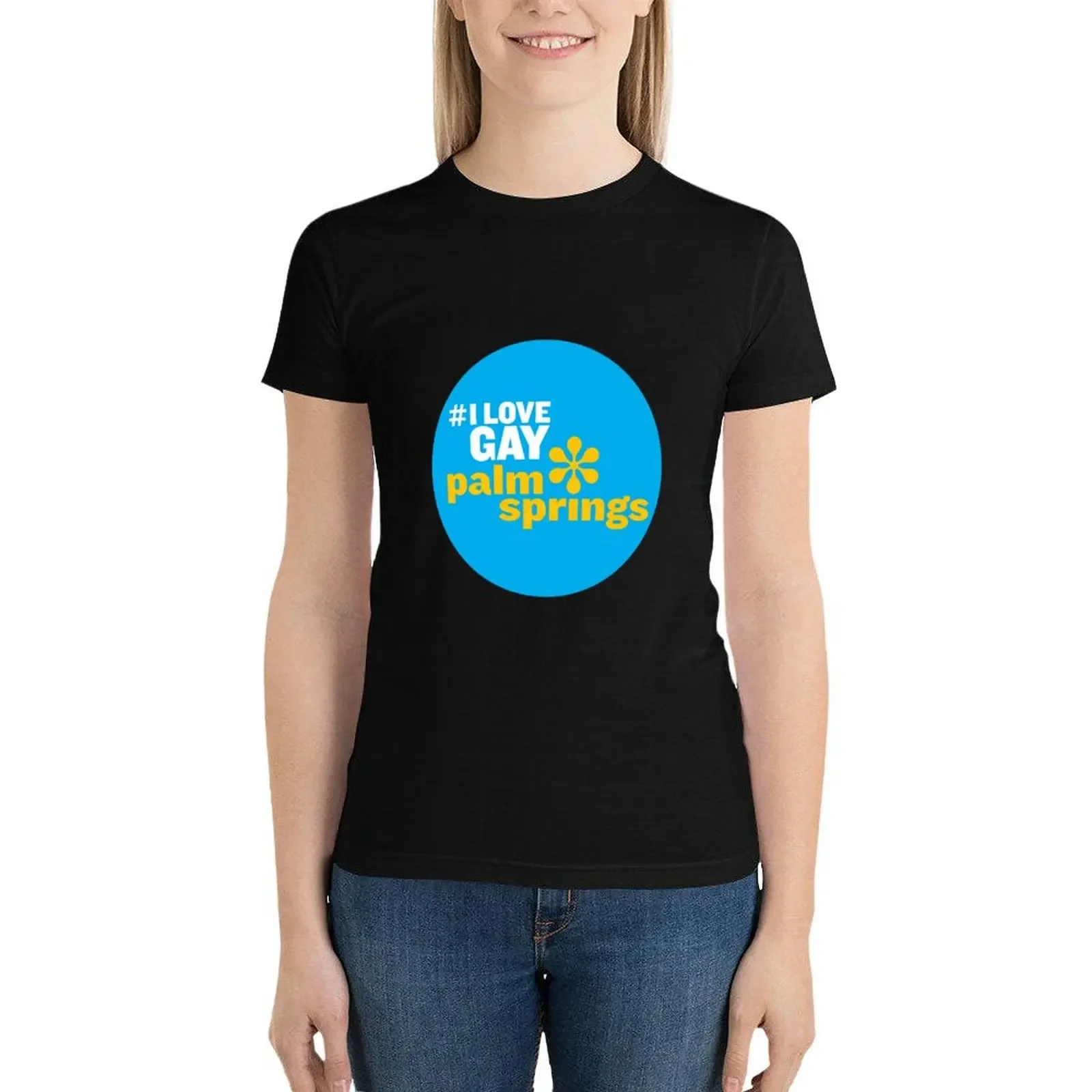 #I LOVE GAY Palm Springs Clothing T-Shirt oversized Blouse summer tops Women's cotton t-shirt
#I LOVE GAY Palm Springs Clothing T-Shirt oversized Blouse summer tops Women's cotton t-shirt