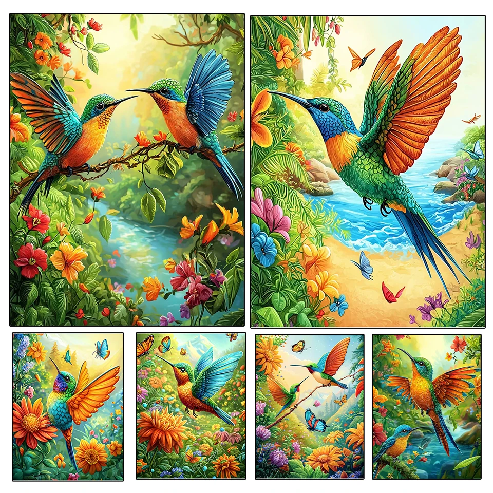 Diy Diamond Painting Animals Flowers Round Square Drilling Mosaic Hummingbird Art Home Decoration Rhinestone Image Decoration
Diy Diamond Painting Animals Flowers Round Square Drilling Mosaic Hummingbird Art Home Decoration Rhinestone Image Decoration