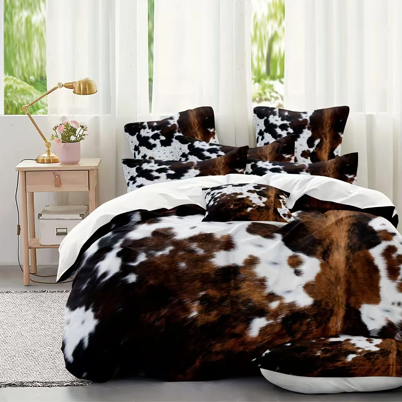 Dairy Cow Pattern Bedding Set king queen double full twin single size duvet cover pillow case bed linen set
Dairy Cow Pattern Bedding Set king queen double full twin single size duvet cover pillow case bed linen set
