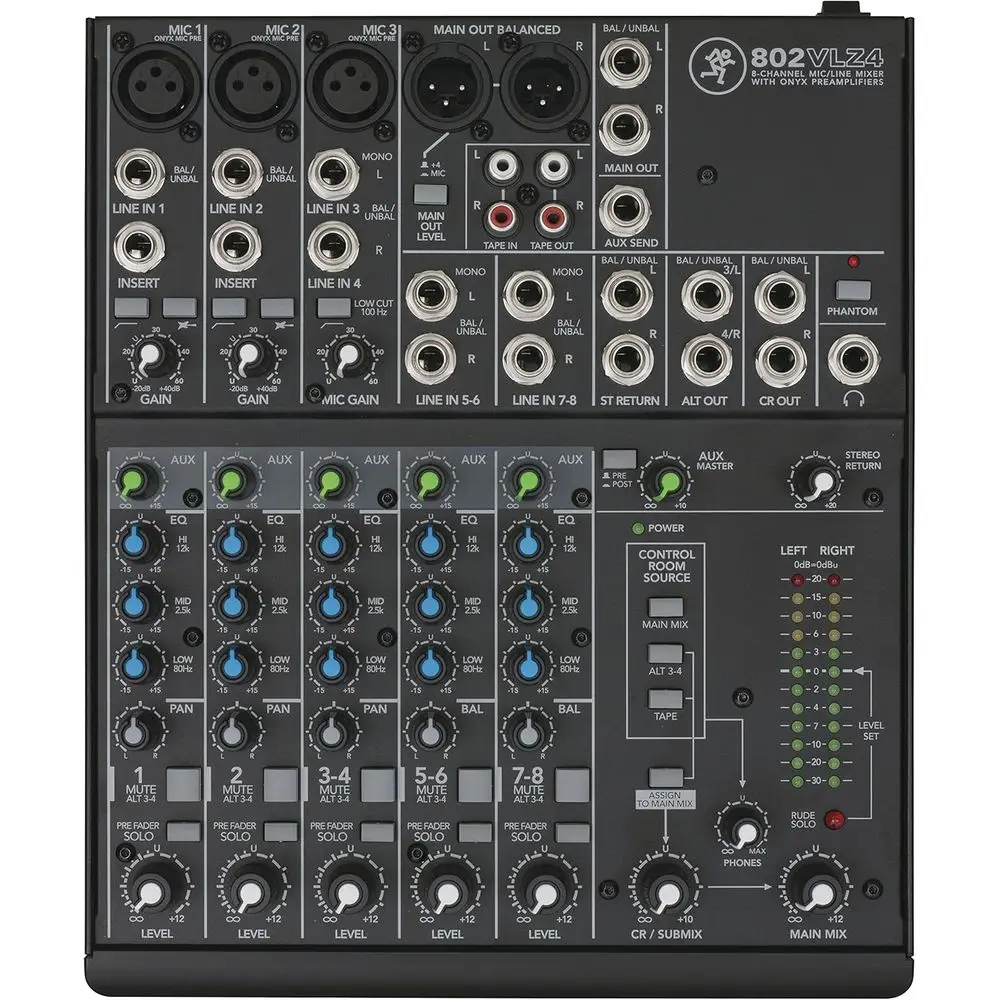 802VLZ4 DJ mixer - audio mixers (20-20000 Hz)
802VLZ4 DJ mixer - audio mixers (20-20000 Hz)