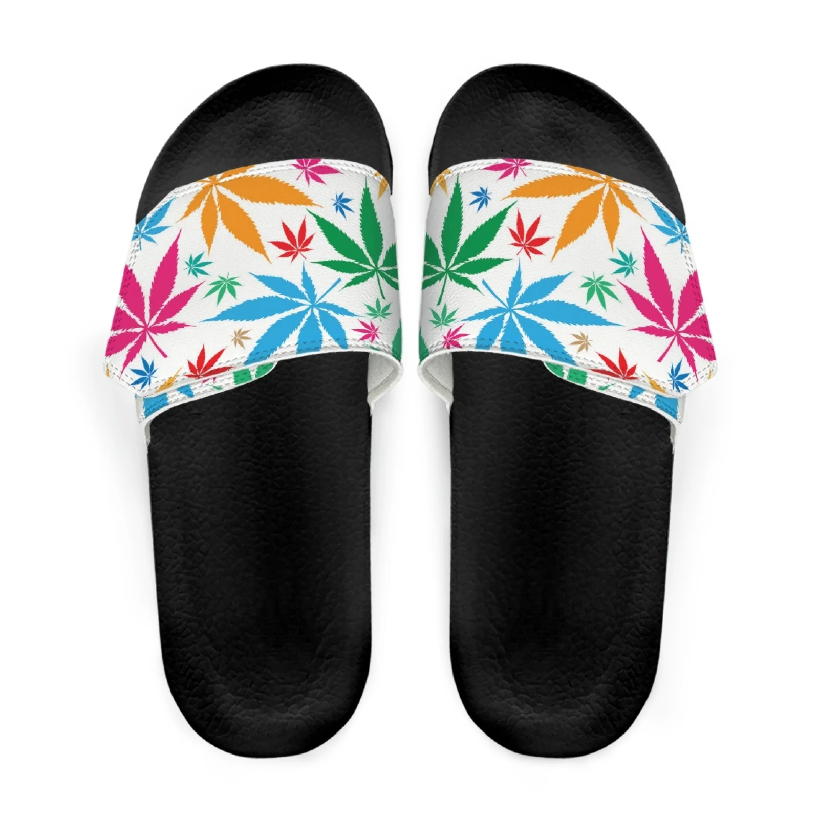 Summer Beach Slippers for Women Men Weed Leaves Print Woman Slides Sandals Bathing Shoes Ladies Flats Home Indoor Male Slipper
Summer Beach Slippers for Women Men Weed Leaves Print Woman Slides Sandals Bathing Shoes Ladies Flats Home Indoor Male Slipper
