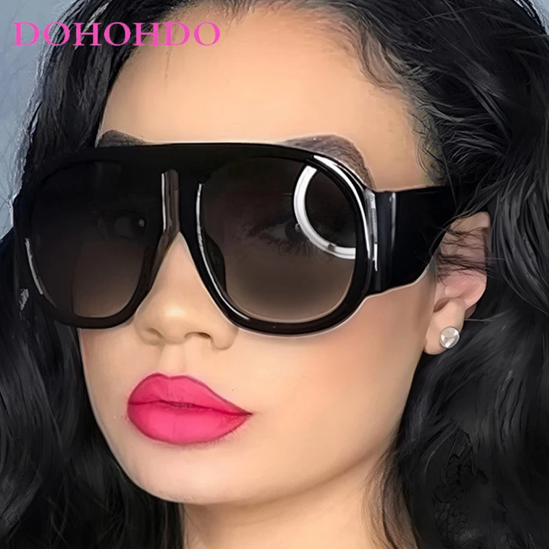 Vintage Oversized Y2K Oval Punk Women Sunglasses Luxury Brand Design Big Frame Shades Men Outdoors Driving Sunglass Unisex UV400
Vintage Oversized Y2K Oval Punk Women Sunglasses Luxury Brand Design Big Frame Shades Men Outdoors Driving Sunglass Unisex UV400