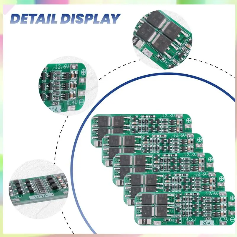 B23B 3S 20A Lithium Battery 18650 Charger PCB BMS Protection Board 18650 Li- Battery Charging Module 11.1V 12V 12.6V
B23B 3S 20A Lithium Battery 18650 Charger PCB BMS Protection Board 18650 Li- Battery Charging Module 11.1V 12V 12.6V