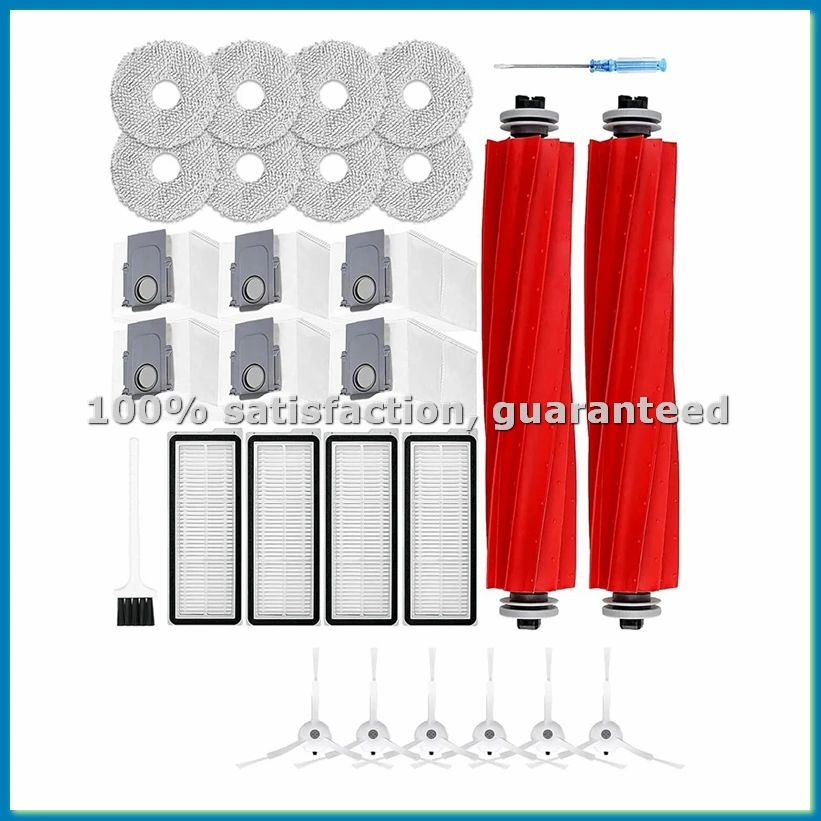 Replacement Parts Kit for Qrevo Pro MaxV Vacuum Cleaner, 29 Pieces Including Brushes, Filters, Mop Pads, Etc.-ABLM
Replacement Parts Kit for Qrevo Pro MaxV Vacuum Cleaner, 29 Pieces Including Brushes, Filters, Mop Pads, Etc.-ABLM