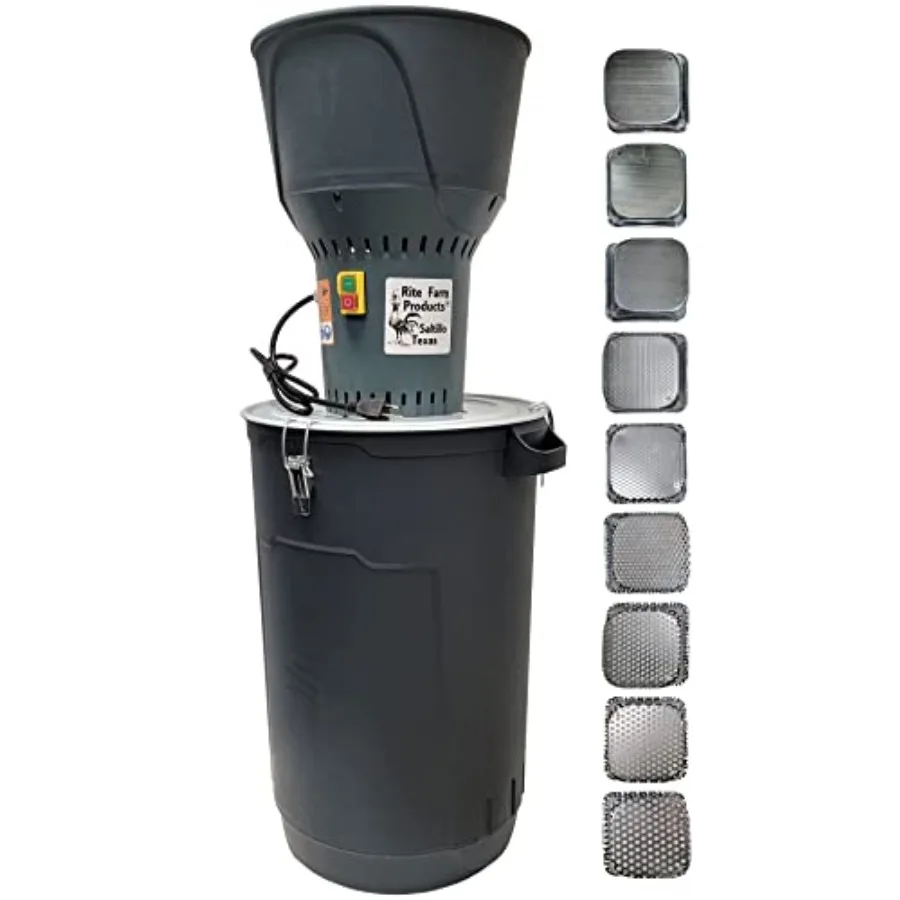 Feed and Grain Grinding Mill Electric 110v Includes All 9 Grinder Plates and CAN
Feed and Grain Grinding Mill Electric 110v Includes All 9 Grinder Plates and CAN