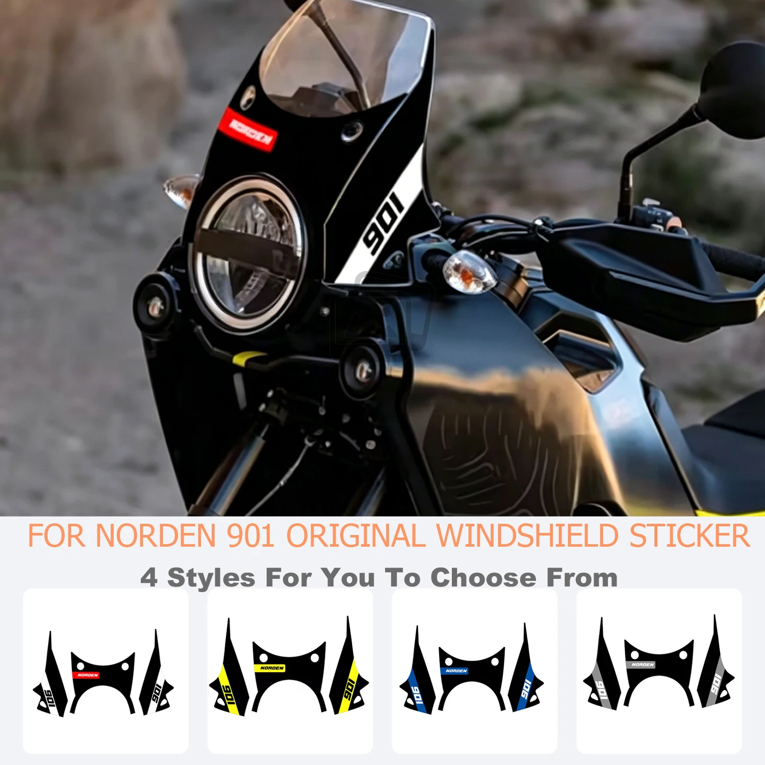 4 Colors Available 100% Perfect Fit For Norden901 Original Windshield Stickers Anti-Scratch Waterproof Decals Custom
4 Colors Available 100% Perfect Fit For Norden901 Original Windshield Stickers Anti-Scratch Waterproof Decals Custom