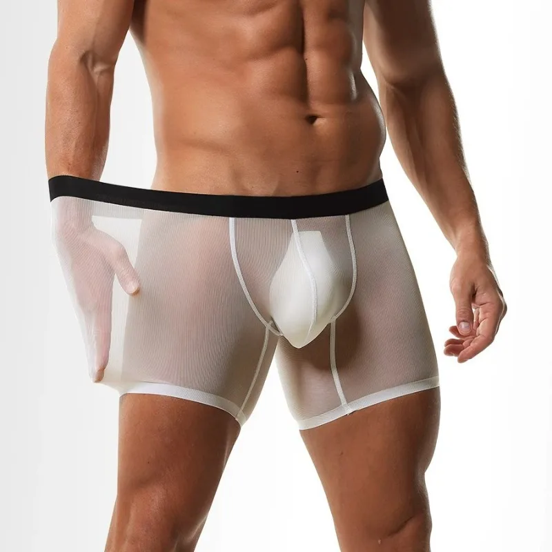 Summer Ice Silkunderwear Man Mens Plus Size Breathable Flat Boxers Sport Panties Shorts U Convex Pouch Qucik-Dry Male Jockstrap
Summer Ice Silkunderwear Man Mens Plus Size Breathable Flat Boxers Sport Panties Shorts U Convex Pouch Qucik-Dry Male Jockstrap