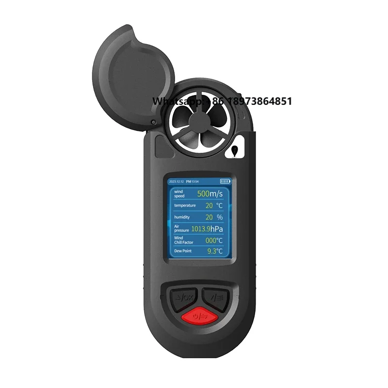 LSJ HW-W01 Sportsman Weather Meter Speed Measuring Instrument for Wind Speed Ambient Temperature Humidity 
LSJ HW-W01 Sportsman Weather Meter Speed Measuring Instrument for Wind Speed Ambient Temperature Humidity