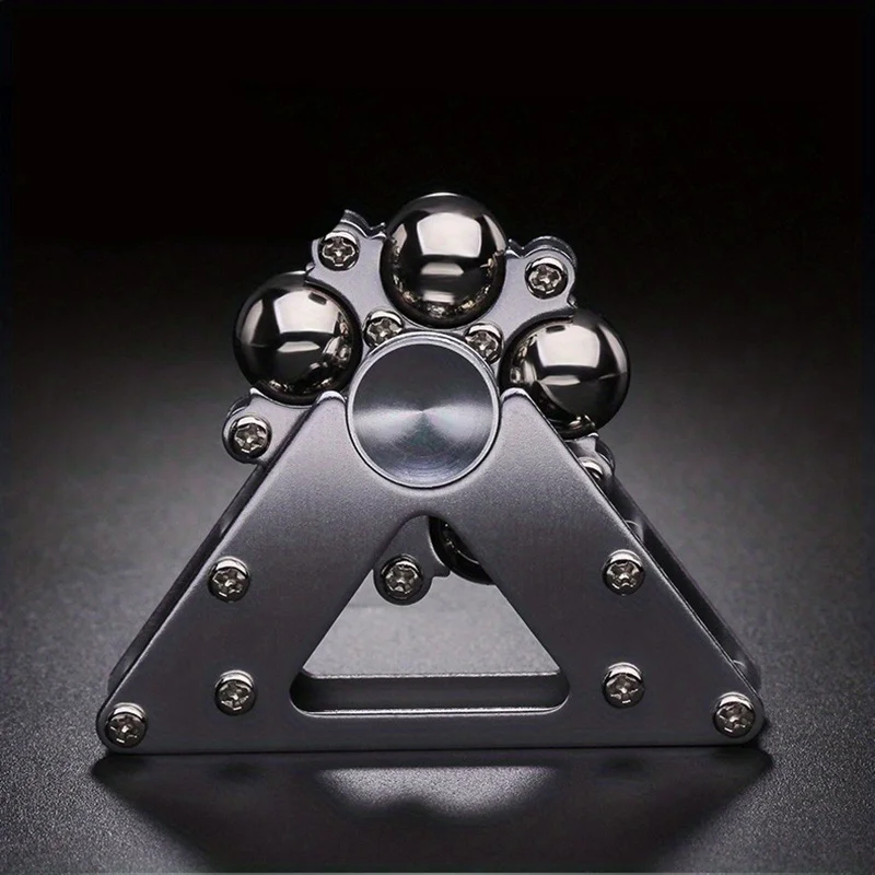 New Metal Fidget Spinner with Rolling Ball Track Premium Stress Relief Hand Spinner Anti-Anxiety Portable Sensory Fidget Toy
New Metal Fidget Spinner with Rolling Ball Track Premium Stress Relief Hand Spinner Anti-Anxiety Portable Sensory Fidget Toy