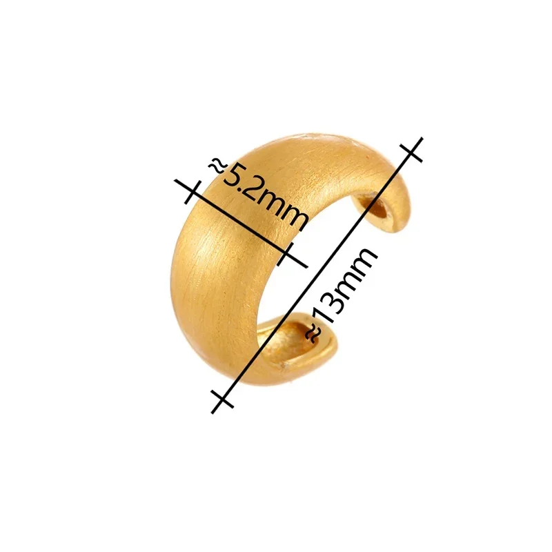 1 Piece Real 925 Sterling Silver 18K Gold Brushed Round Clip Earrings for Women Classic Fine Jewelry Geometric Accessories
1 Piece Real 925 Sterling Silver 18K Gold Brushed Round Clip Earrings for Women Classic Fine Jewelry Geometric Accessories