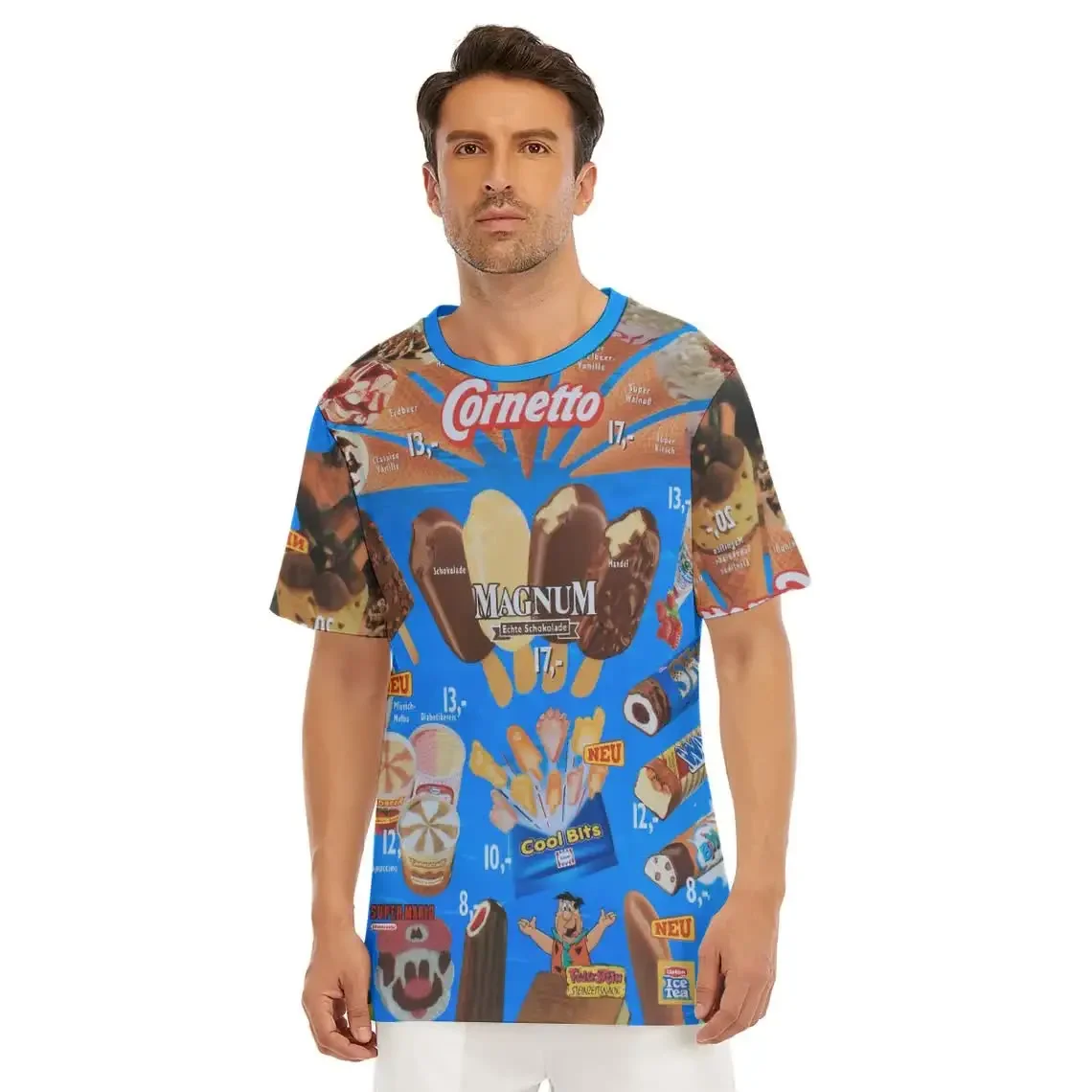 Ice Cream Printed T-shirt with 3D Printed Women Stomping on Beach Party Fun Trend Clothes New 2025
Ice Cream Printed T-shirt with 3D Printed Women Stomping on Beach Party Fun Trend Clothes New 2025