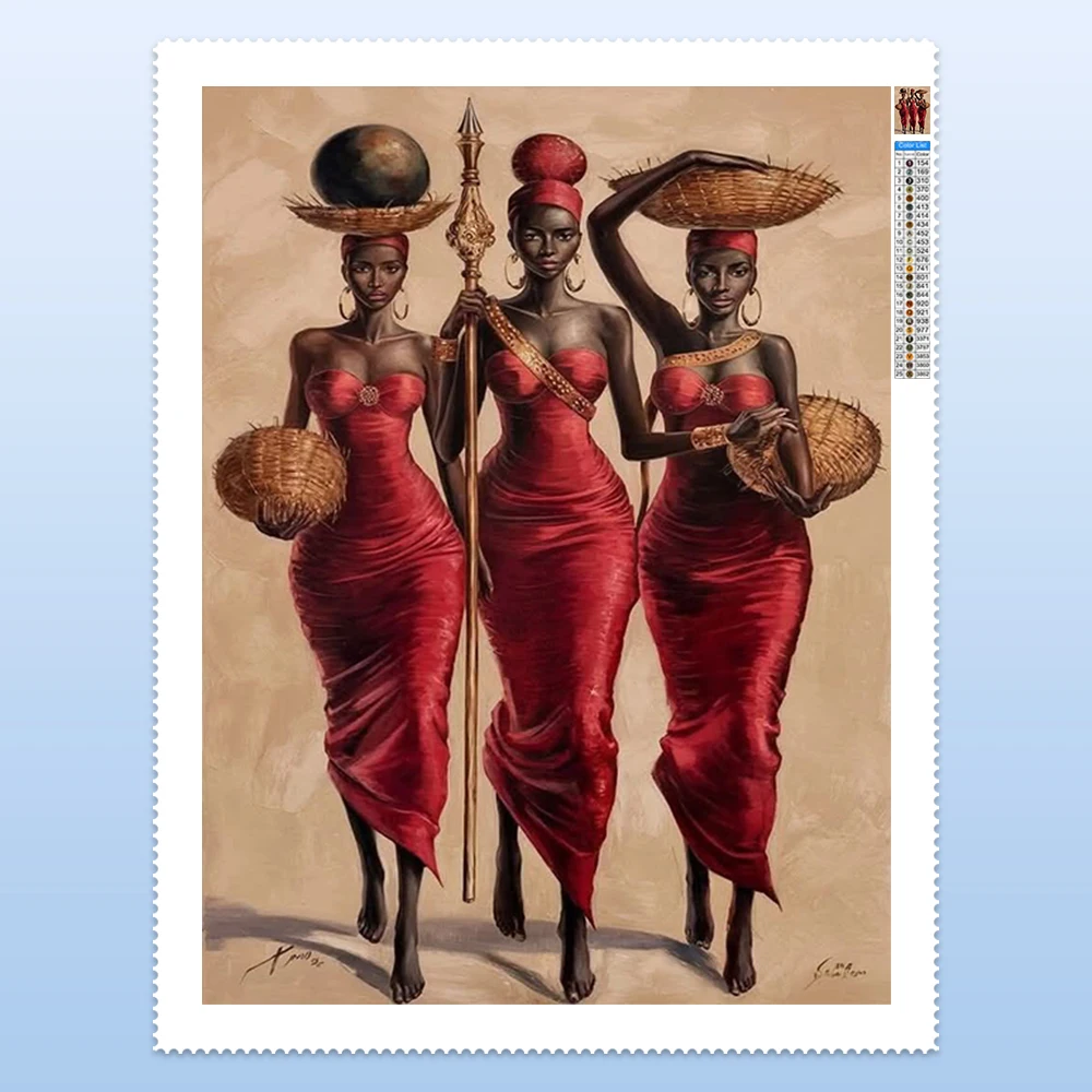 African Tribal Girl 5D DIY Diamond Painting Brown Skin Beauty DIY Round/Square Diamond Embroidery Home Decor Vibrant Color Art
African Tribal Girl 5D DIY Diamond Painting Brown Skin Beauty DIY Round/Square Diamond Embroidery Home Decor Vibrant Color Art