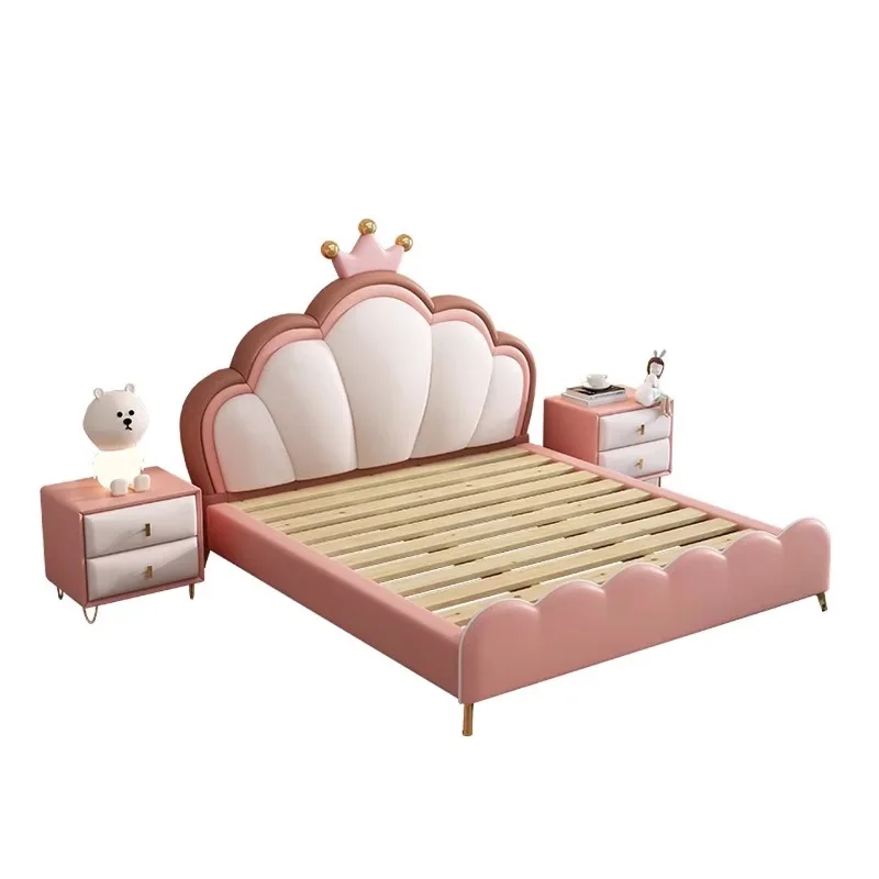 crown light luxury Internet celebrity leather soft bag girl bed, Napa leather single bed 1.5 * 2 frame structure
crown light luxury Internet celebrity leather soft bag girl bed, Napa leather single bed 1.5 * 2 frame structure