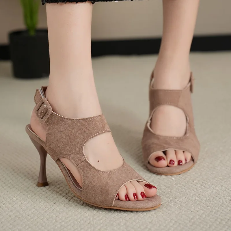 High Heels Women Sandals Open Toe Shoes Elegant Woman Slippers 2025 New Summer Shoes Trend Dress Party Slingback Mujer Pumps
High Heels Women Sandals Open Toe Shoes Elegant Woman Slippers 2025 New Summer Shoes Trend Dress Party Slingback Mujer Pumps