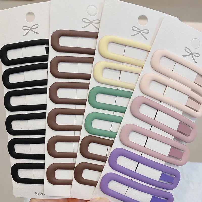 6pc Fashion Practical Versatile Morandi Color BB Hairpin Hair Side Clips for Girls Women Kids Childs Ladies Hair Accessories
6pc Fashion Practical Versatile Morandi Color BB Hairpin Hair Side Clips for Girls Women Kids Childs Ladies Hair Accessories