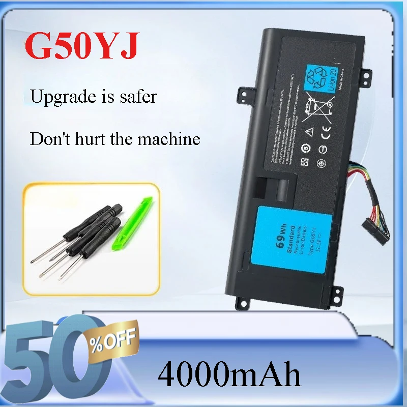 G05YJ Laptop Battery For DELL Alienware 14 A14 M14X R3 R4 Series P39G Alienware 14D-1528 GO5YJ Y3PN0 8X70T 69WH
G05YJ Laptop Battery For DELL Alienware 14 A14 M14X R3 R4 Series P39G Alienware 14D-1528 GO5YJ Y3PN0 8X70T 69WH