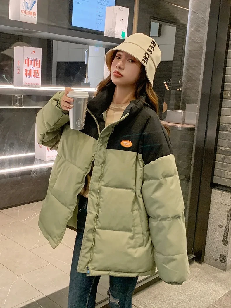Down Cotton Jacket Women Autumn Winter 2023 New Solid Collar Short Cotton Coat Korean Style Fashion Casual Thick Parkas Womens
Down Cotton Jacket Women Autumn Winter 2023 New Solid Collar Short Cotton Coat Korean Style Fashion Casual Thick Parkas Womens