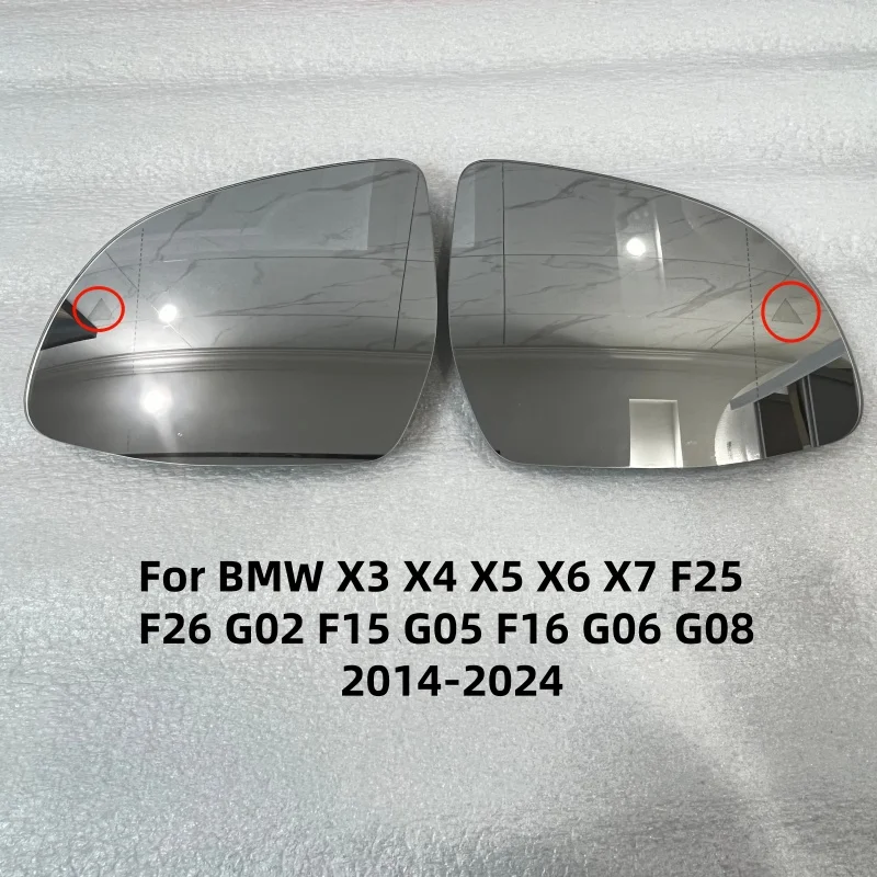 Car Rearview Mirror Glass Heated LED Blind Spot Warning Lens For BMW X3 X4 X5 X6 X7 F25 F26 G02 F15 G05 F16 G06 G08 2014-2024
Car Rearview Mirror Glass Heated LED Blind Spot Warning Lens For BMW X3 X4 X5 X6 X7 F25 F26 G02 F15 G05 F16 G06 G08 2014-2024