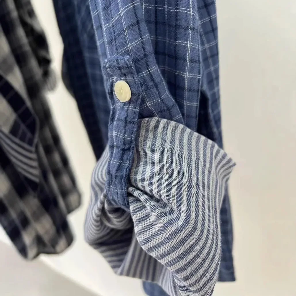 Популярная новинка ранней весны: супермягкая хлопковая рубашка в корейском стиле, свободного кроя, тонкая, универсальная, в клетку, для женщин.
Популярная новинка ранней весны: супермягкая хлопковая рубашка в корейском стиле, свободного кроя, тонкая, универсальная, в клетку, для женщин.