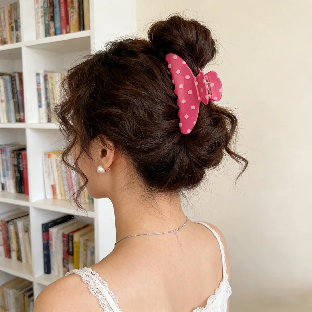 2026 Romantic Polka Dot Hair Claw Macaron Color Spring Summer Classic Acetate Hair Claw Clips Hair Accessories for Women Girls
2026 Romantic Polka Dot Hair Claw Macaron Color Spring Summer Classic Acetate Hair Claw Clips Hair Accessories for Women Girls