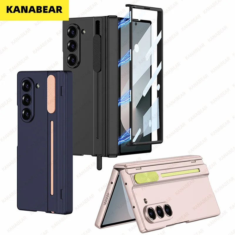 Armored push pen slot plastic case Samsung Galaxy Z Fold6 Magnetically hinged front glass protective case Galaxy Z Fold6
Armored push pen slot plastic case Samsung Galaxy Z Fold6 Magnetically hinged front glass protective case Galaxy Z Fold6